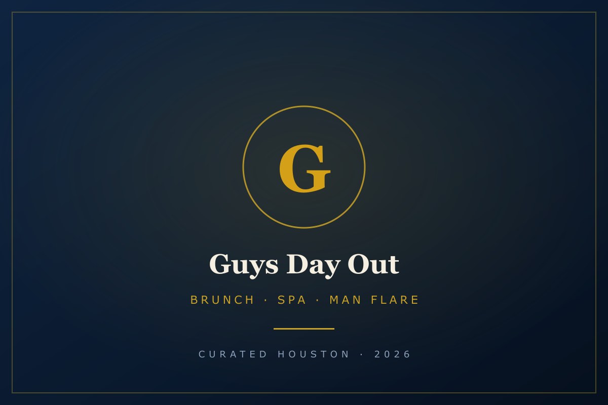 Guys Day Out — Brunch, Spa & Man Flare