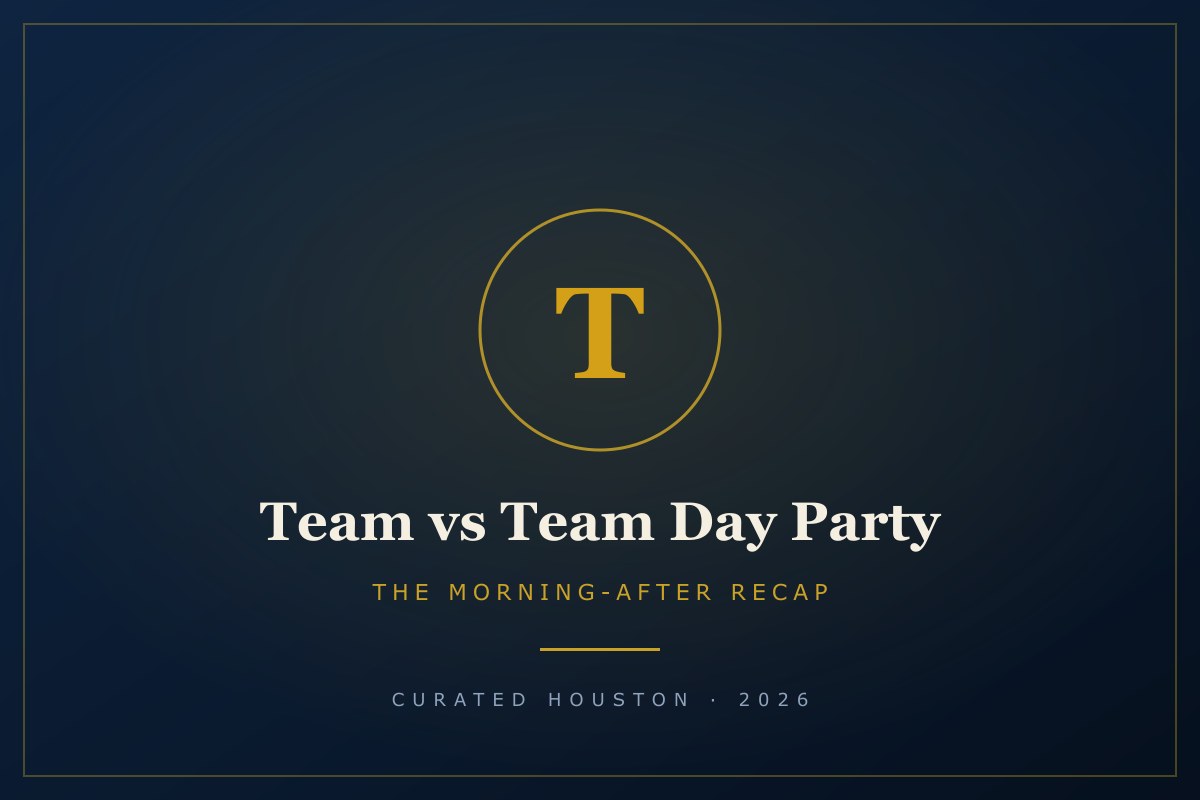 Team vs Team Day Party — The Morning-After Recap